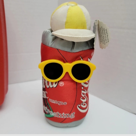 Vintage Max Headroom Aladdin Lunchbox Coca Cola Thermos Coca Cola Bean B… - Picture 4 of 6